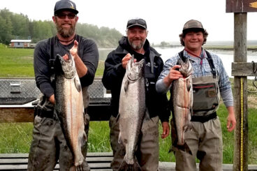 Upper Kenai Salmon Fishing